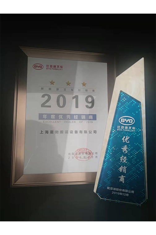 杨浦区比亚迪2019优秀经销商